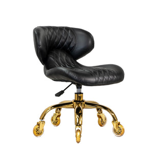 Hugo Pedicure Stool (Gold Casters)