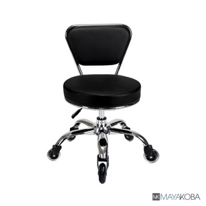 Rolling Stool with Roller Blade Wheels