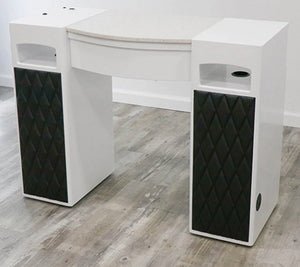 Diamond White Manicure Table