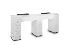 Drexel Tufted Double Manicure Table