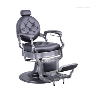 Vanquish Antique Barber Chair-Brushed Frame