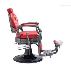 Vanquish Antique Barber Chair-Brushed Frame