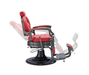 Vanquish Antique Barber Chair-Brushed Frame