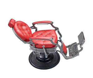 Vanquish Antique Barber Chair-Brushed Frame