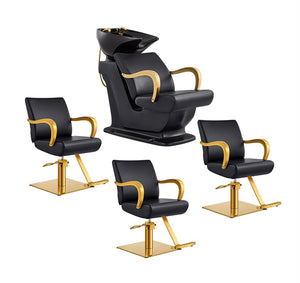 Beckman Gold Salon Furniture Package