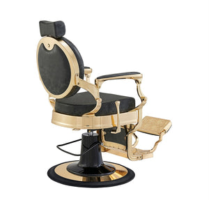 Princeton II Barber Chair - Gold