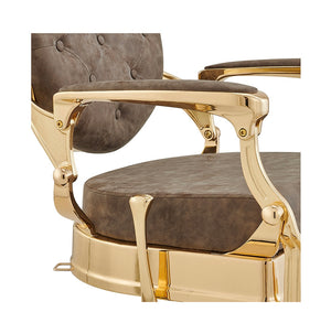 Princeton II Barber Chair - Gold