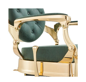 Princeton II Barber Chair - Gold