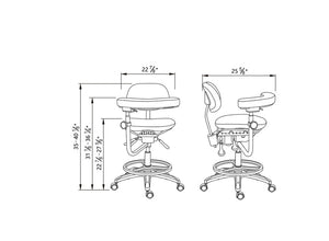 Willow Sonography Ergonomic Chair - Fully Adjustable