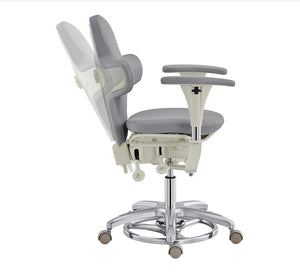 Hazel Ergonomic Microscope Chair - Fully Adjustable