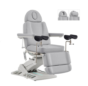 Geneva Exam Table with stirrups-4 Motors with Hand & Foot Remote