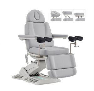 Geneva Exam Table with stirrups-4 Motors with Hand & Foot Remote