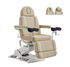 Geneva Exam Table with stirrups-4 Motors with Hand & Foot Remote