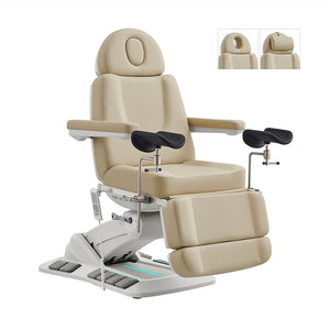 Geneva Exam Table with stirrups-4 Motors with Hand & Foot Remote