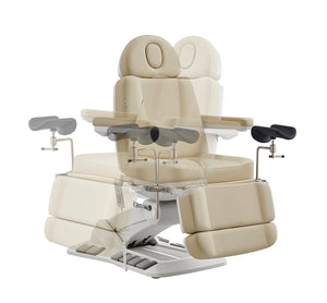 Geneva Exam Table with stirrups-4 Motors with Hand & Foot Remote