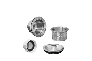 Shampoo Bowl Stainless Steel Drain Assembly