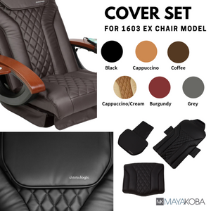 Shiatsulogic Pedicure Massage Chair Cushion Cover Set - EX-16 Exclusive (cover set only, w/o chair)