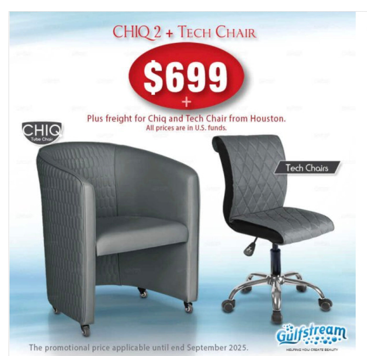 Network Tech Stool CHIQ 2 QUILTED CHAIR AND TECH STOOL