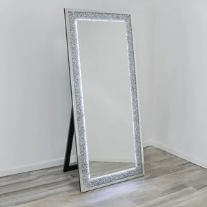 Krystal LED Full Length Floor Mirror