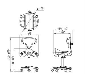 Tao Saddle Stool