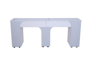 Milan Double Manicure Table