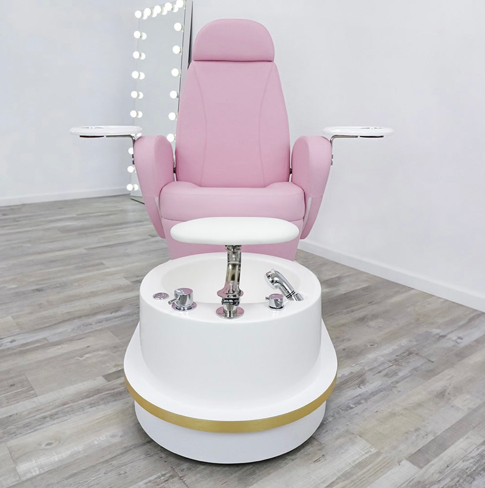 Beauty Nail Salon Furniture White And Gold Frame Pedicure Chairs Foot Spa  Massage Pedicure Chair From Laser_hair_removal, $1,699.5 | DHgate.Com