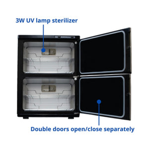 Double-Door Stainless Towel Warmer 45L
