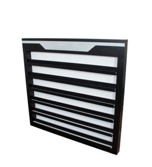 Sonoma II Polish Rack (Double Shelves) - Black