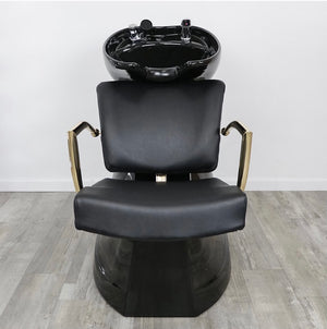 Manhattan Gold Shampoo Bowl and Chair