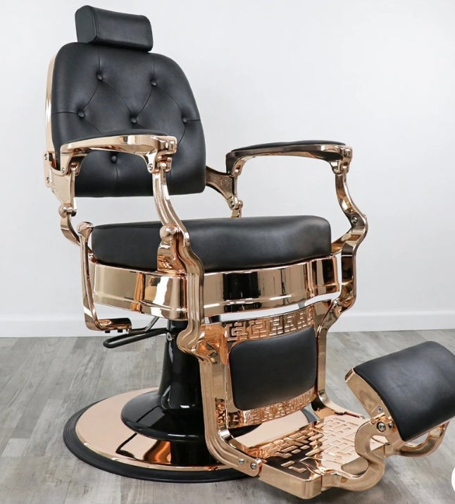 Knockout Rose Gold Barber Chair