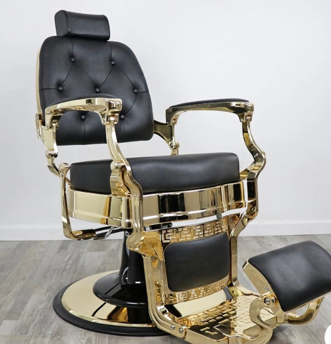 Knockout Gold Barber Chair