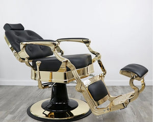 Knockout Gold Barber Chair