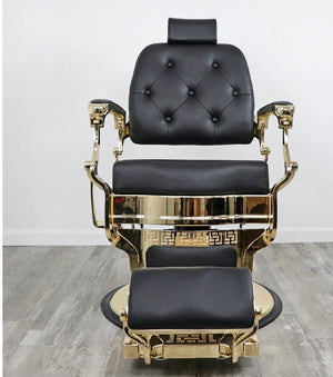 Knockout Gold Barber Chair