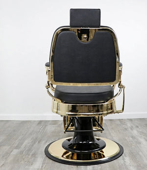 Knockout Gold Barber Chair