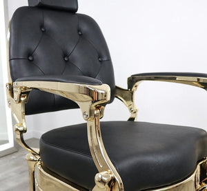 Knockout Gold Barber Chair