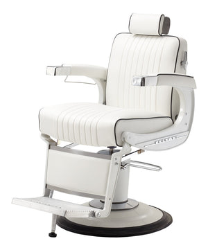 Elite White Barber Chair